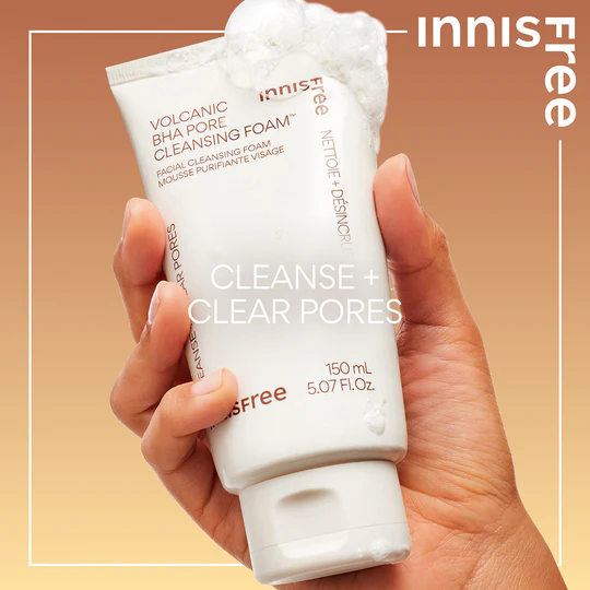 INNISFREE Volcanic BHA Pore Cleansing Foam 150g - Image 3