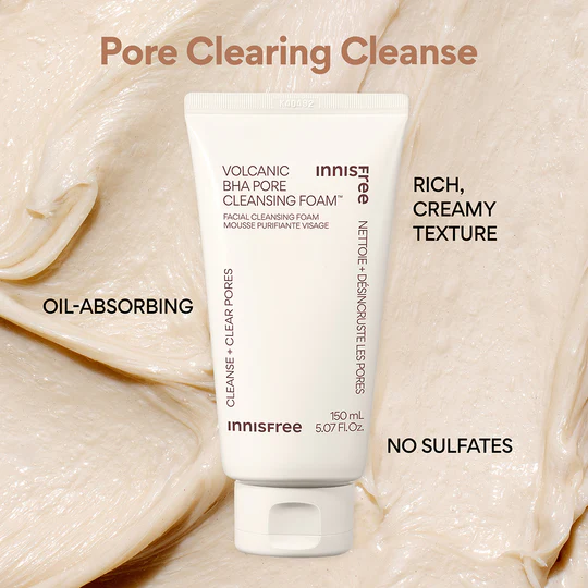 INNISFREE Volcanic BHA Pore Cleansing Foam 150g - Image 2