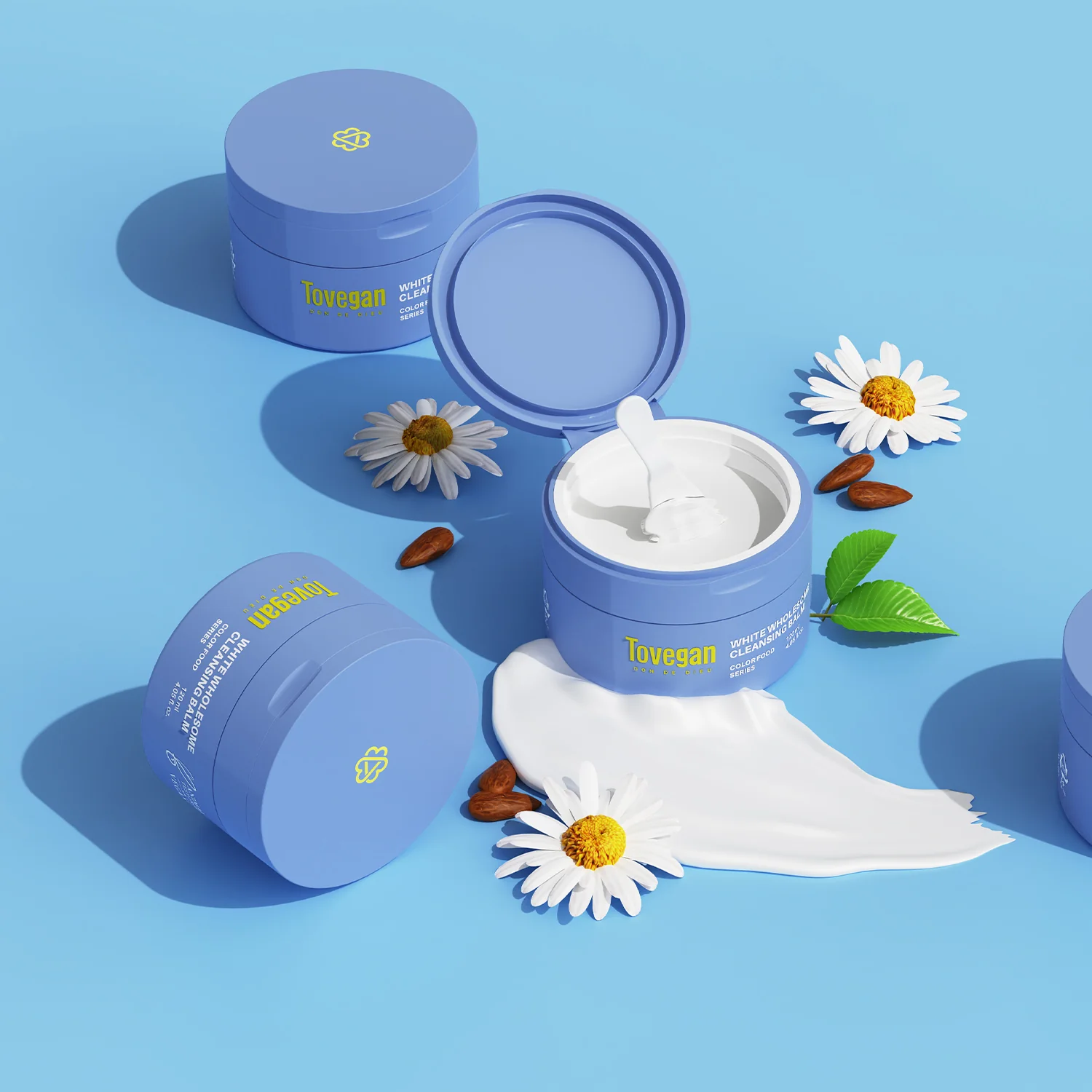 TOVEGAN White Wholsesome Cleansing Balm - Image 5