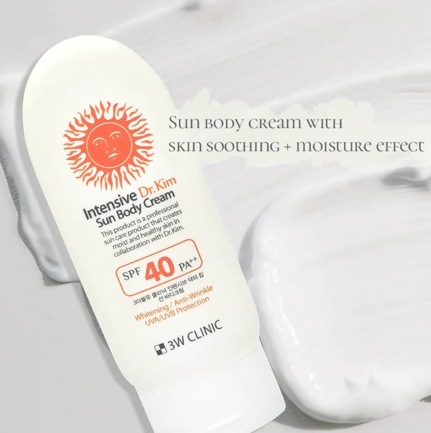 3W CLINIC Intensive Dr Kim Sun Body Cream - Image 3