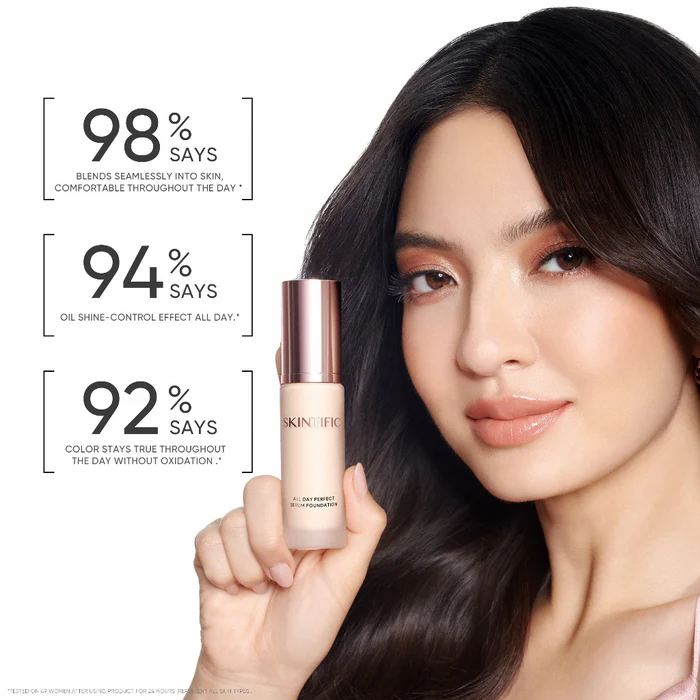 SKINTIFIC All Day Perfect Serum Foundation #01 Vanilla - Image 6