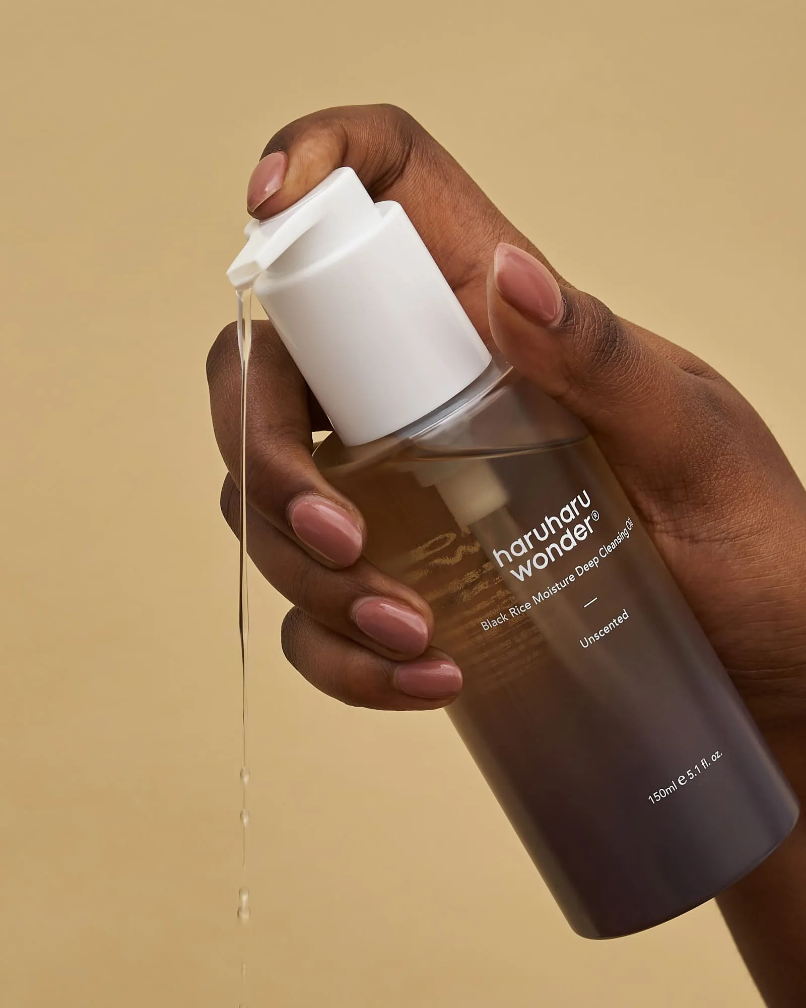 HARUHARU WONDER Black Rice Moisture Deep Cleansing Oil (unscented) 150ml - Image 4