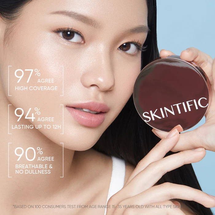 SKINTIFIC Cover All Perfect BB Cushion #04 Beige - Image 5