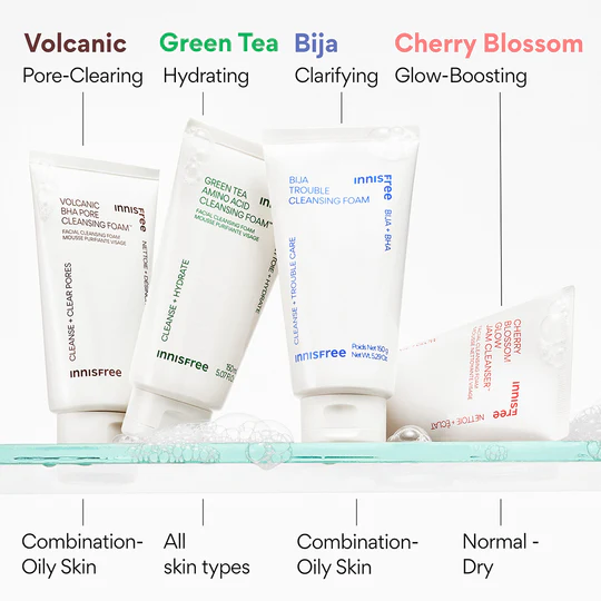 INNISFREE Green Tea Amino Hydrating Cleansing Foam 150ml - Image 3