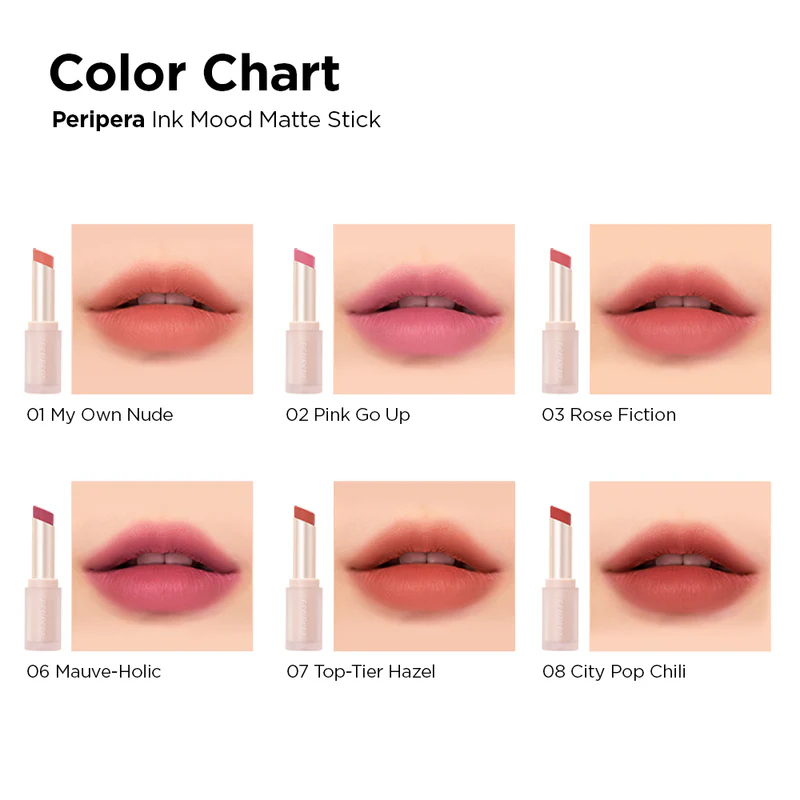 PERIPERA Ink Mood Matte Stick #03 Rose Fiction - Image 4