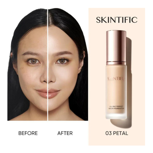 SKINTIFIC All Day Perfect Serum Foundation #03 Petal