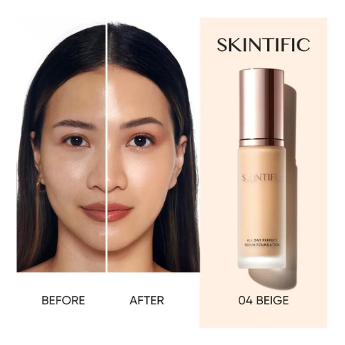 SKINTIFIC All Day Perfect Serum Foundation #04 Beige