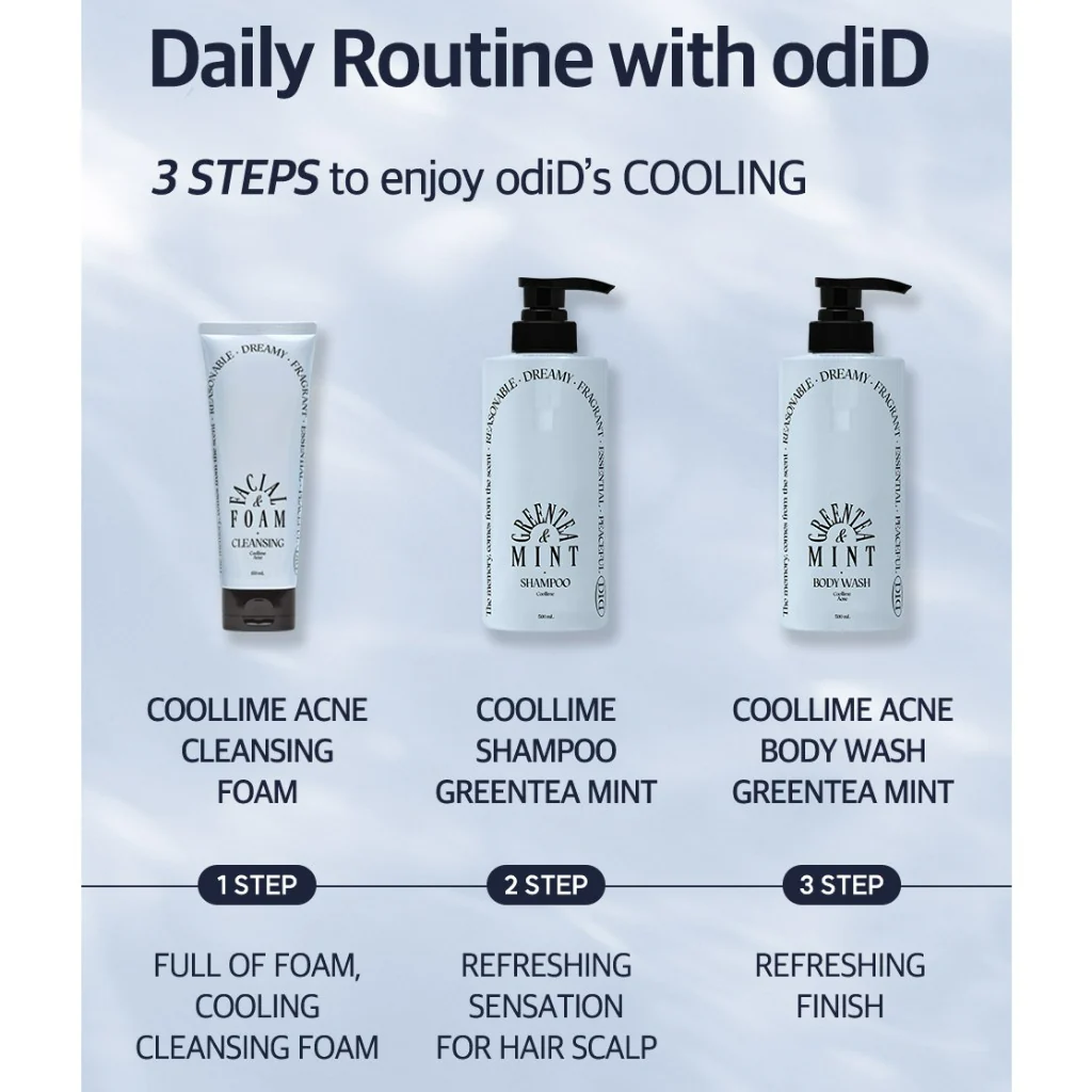 ODID Coollime Pimple Body Wash Green Tea & Mint 500ml - Image 4