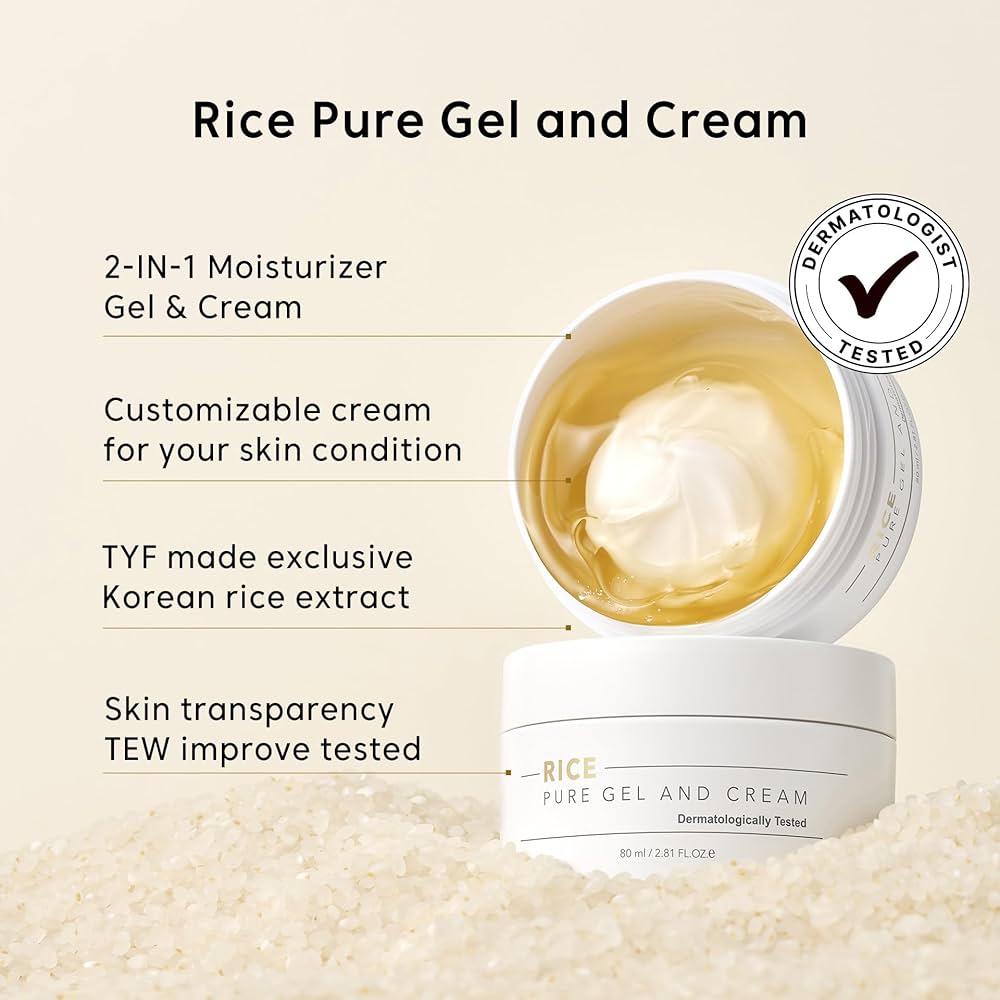 THANK YOU FARMER Rice Pure Gel And Cream 80ml - Image 4