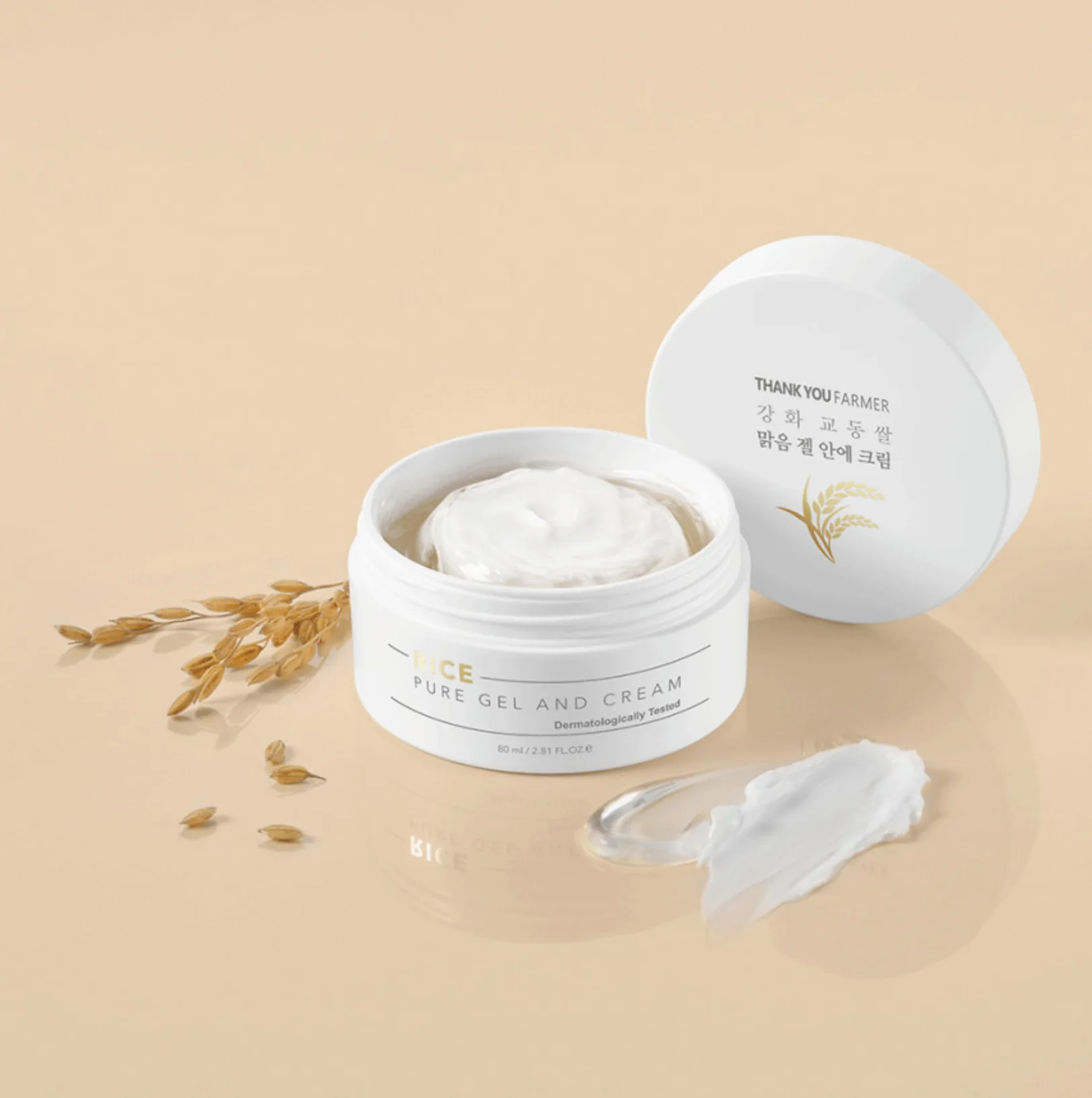 THANK YOU FARMER Rice Pure Gel And Cream 80ml - Image 3