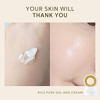 THANK YOU FARMER Rice Pure Gel And Cream 80ml - Image 2