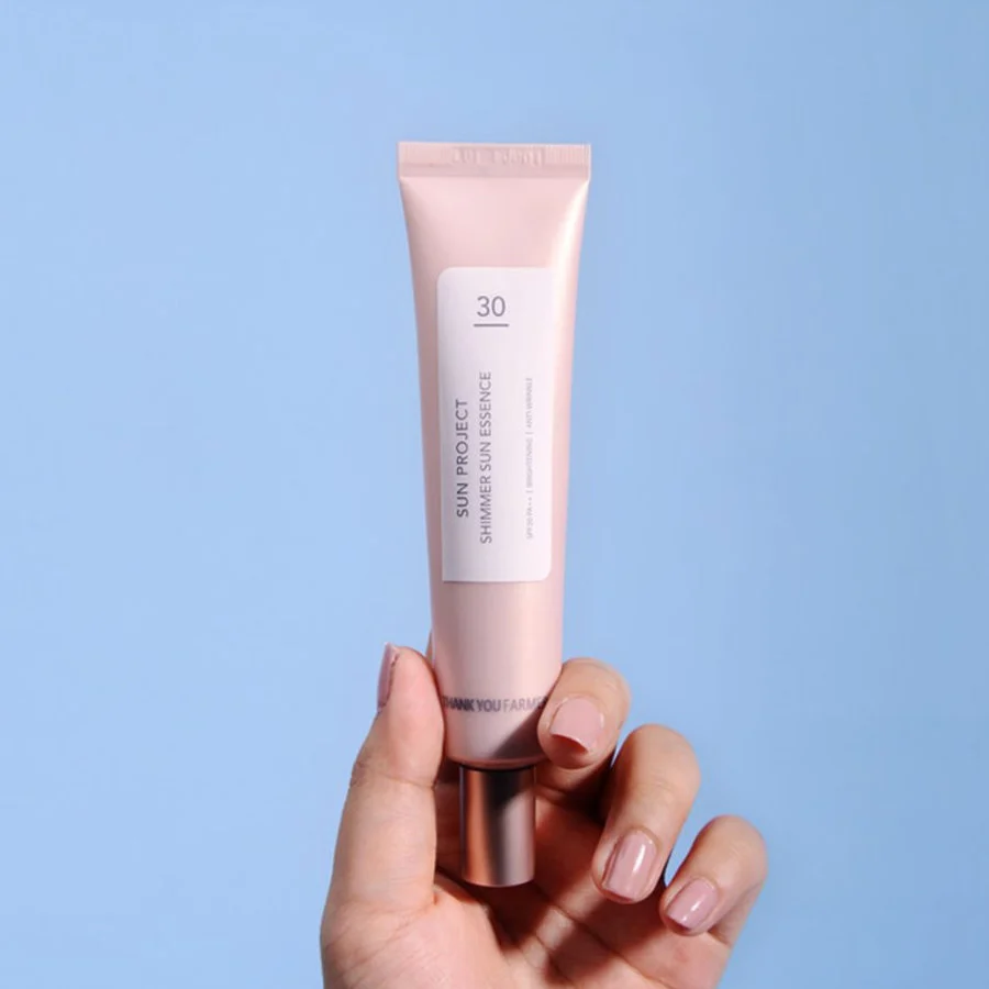 THANK YOU FARMER Sun Project Shimmer Sun Essence SPF30 PA++ 40ml - Image 4