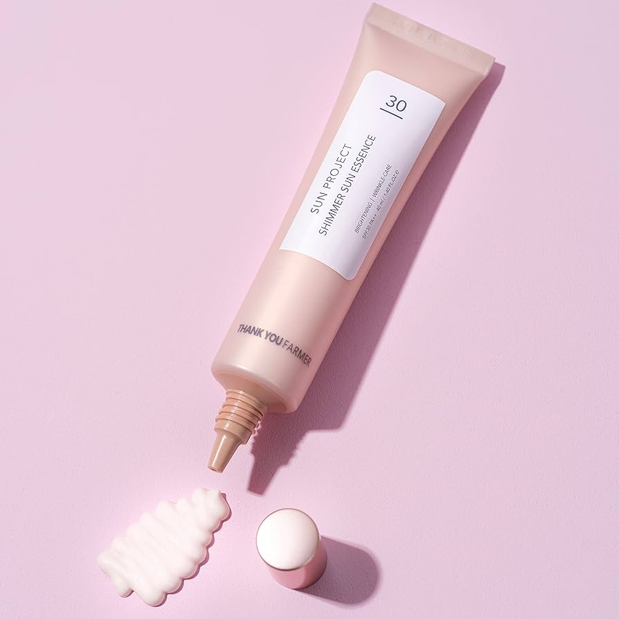 THANK YOU FARMER Sun Project Shimmer Sun Essence SPF30 PA++ 40ml - Image 3