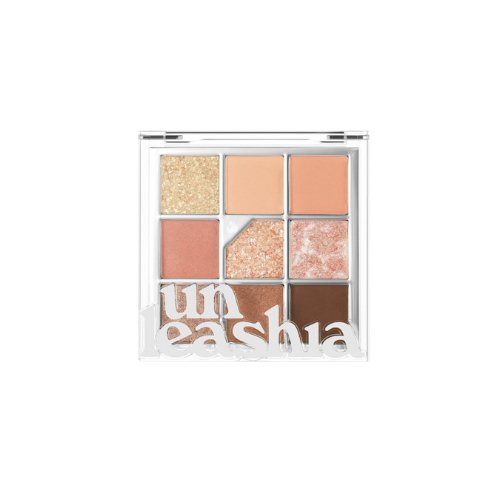 UNLEASHIA No.3 All of Coral Pink, Glitterpedia Eye Palette
