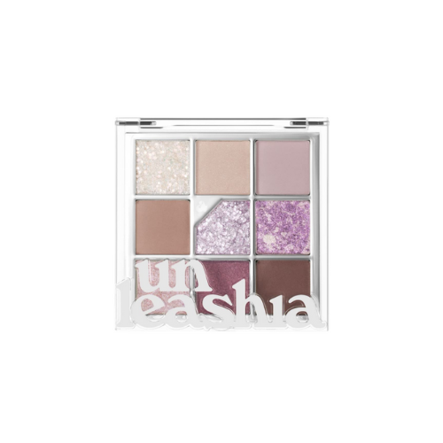 UNLEASHIA No.4 All of Lavender Fog, Glitterpedia Eye Palette