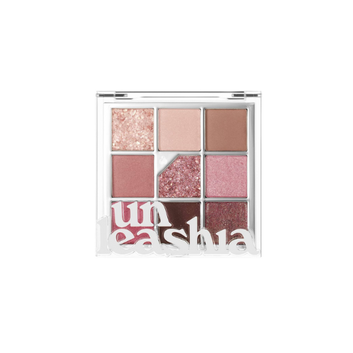 UNLEASHIA No.5 All of Dusty Rose, Glitterpedia Eye Palette