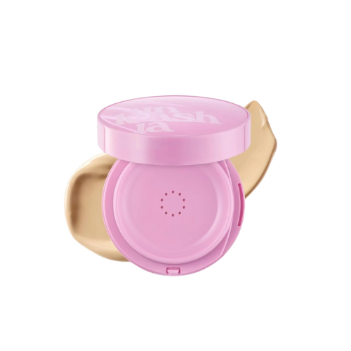 UNLEASHIA Don't Touch Glass Pink Cushion #23W With Care