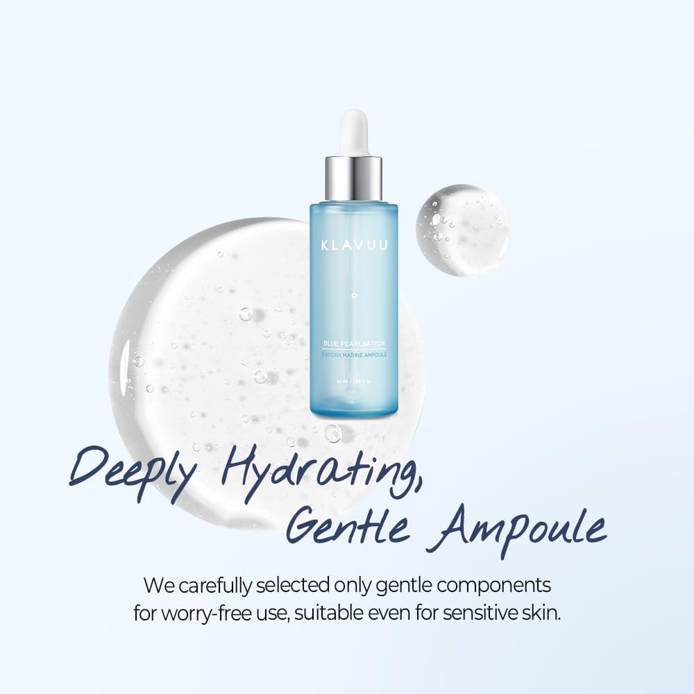 KLAVUU Blue Pearlsation 8 Hydra Marine Ampoule 50ml - Image 4