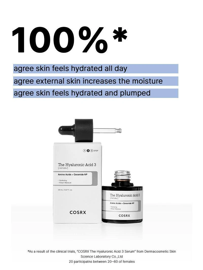 COSRX The Hyaluronic Acid 3 Serum 20ml - Image 5