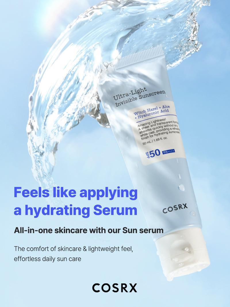 COSRX Ultra-Light Invisible Sunscreen SPF50 PA++++ 50ml - Image 8