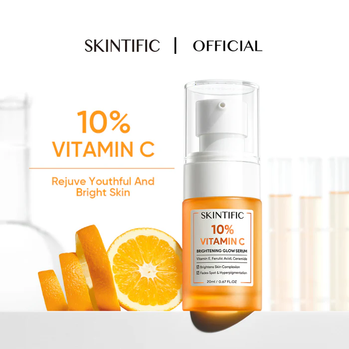 SKINTIFIC Potent Vitamin C Brightening Glow Serum 20ml - Image 2