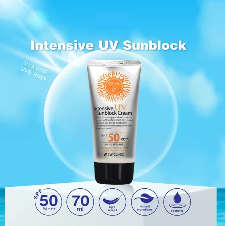 3W CLINIC Intensive UV Sunblock Cream - Image 4