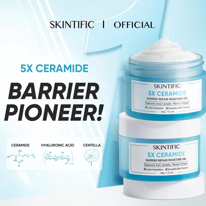 SKINTIFIC 5X Ceramide Barrier Repair Moisturize Gel 6g - Image 6
