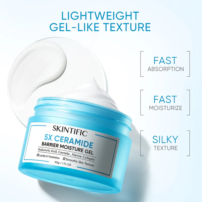 SKINTIFIC 5X Ceramide Barrier Repair Moisturize Gel 6g - Image 3