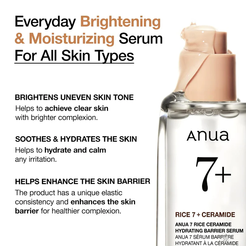 ANUA 7 Rice Ceramide Hydrating Barrier Serum - Image 4