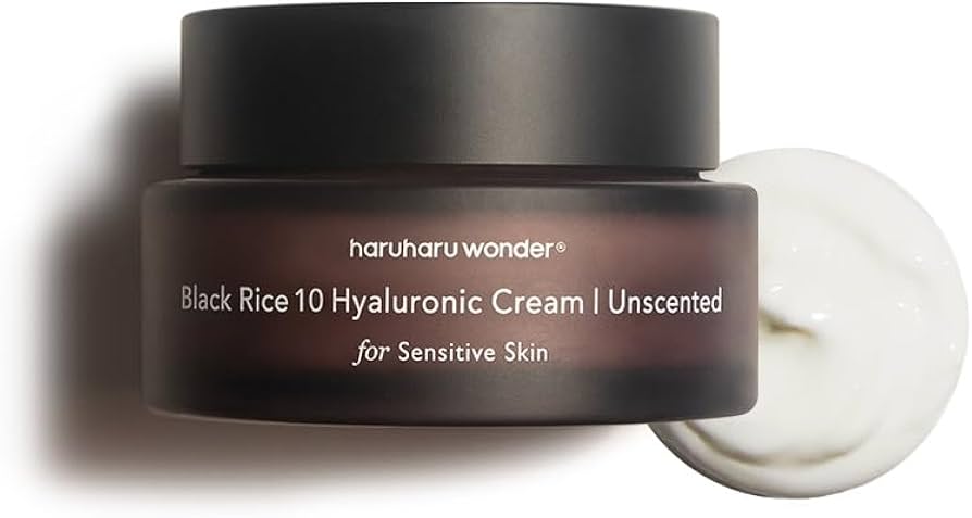 HARU HARU Black Rice 10 Hyaluronic Cream Unscented (For Sensitive Skin) 50ml - Image 4