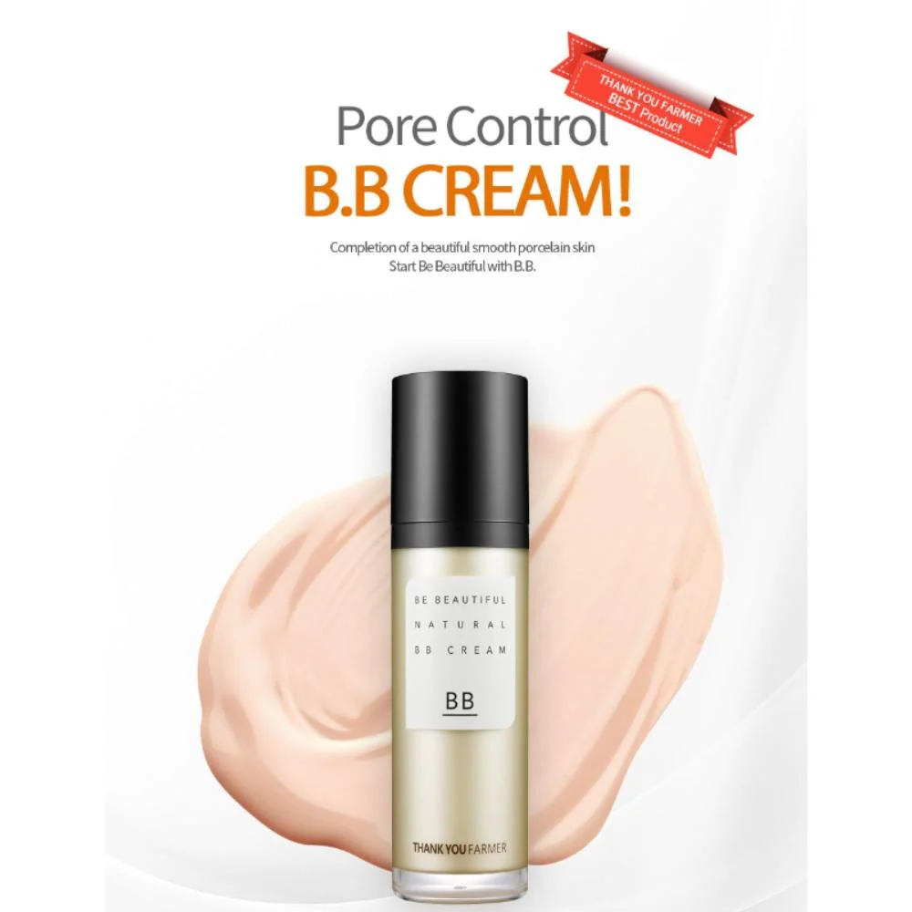 THANK YOU FARMER Be Beautiful Natural BB Cream SPF30 PA+++ #Natural Beige 40ml - Image 4