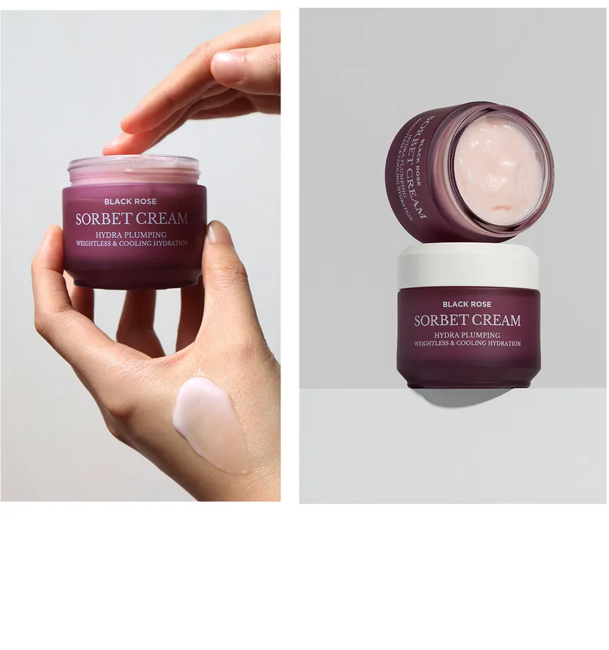 HEIMISH Black Rose Hydra Plumping Sorbet Cream 50ml - Image 4