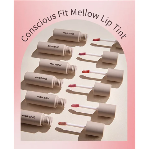 MOONSHOT Conscious Fit Mellow Lip Tint #01 Uni Beige - Image 3