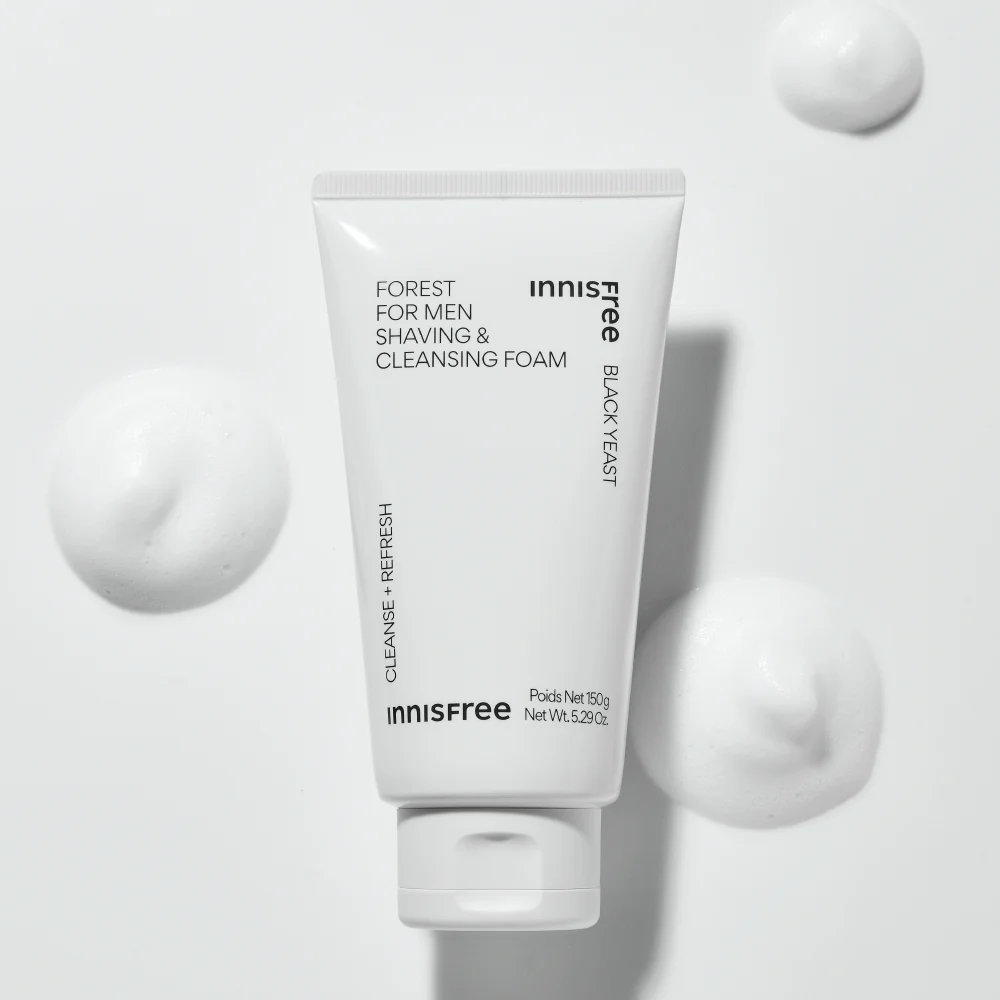 INNISFREE Forest For Men Shaving & Cleansing Foam 150g - Image 4