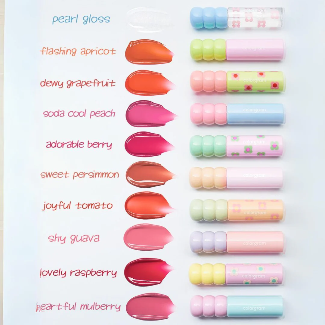 COLORGRAM Fruity Glass Tint #01 Flashing Apricot - Image 6