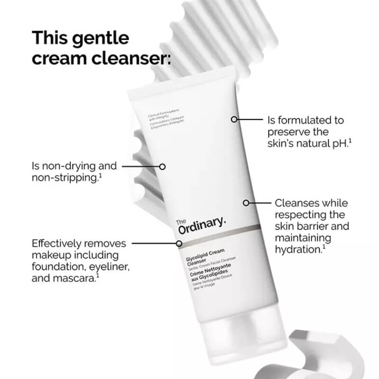 THE ORDINARY Glycolipid Cream Cleanser 150ml - Image 3