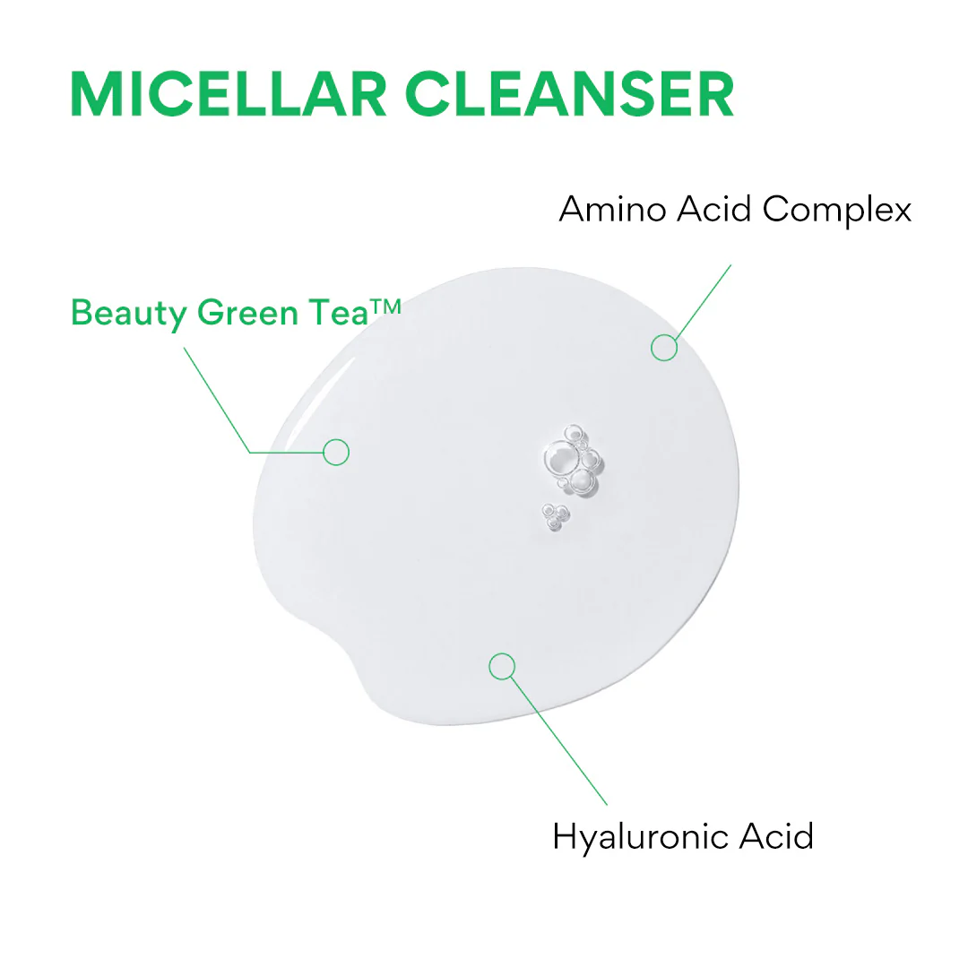 INNISFREE Green Tea Amino Hydrating Cleansing Water 320ml - Image 2
