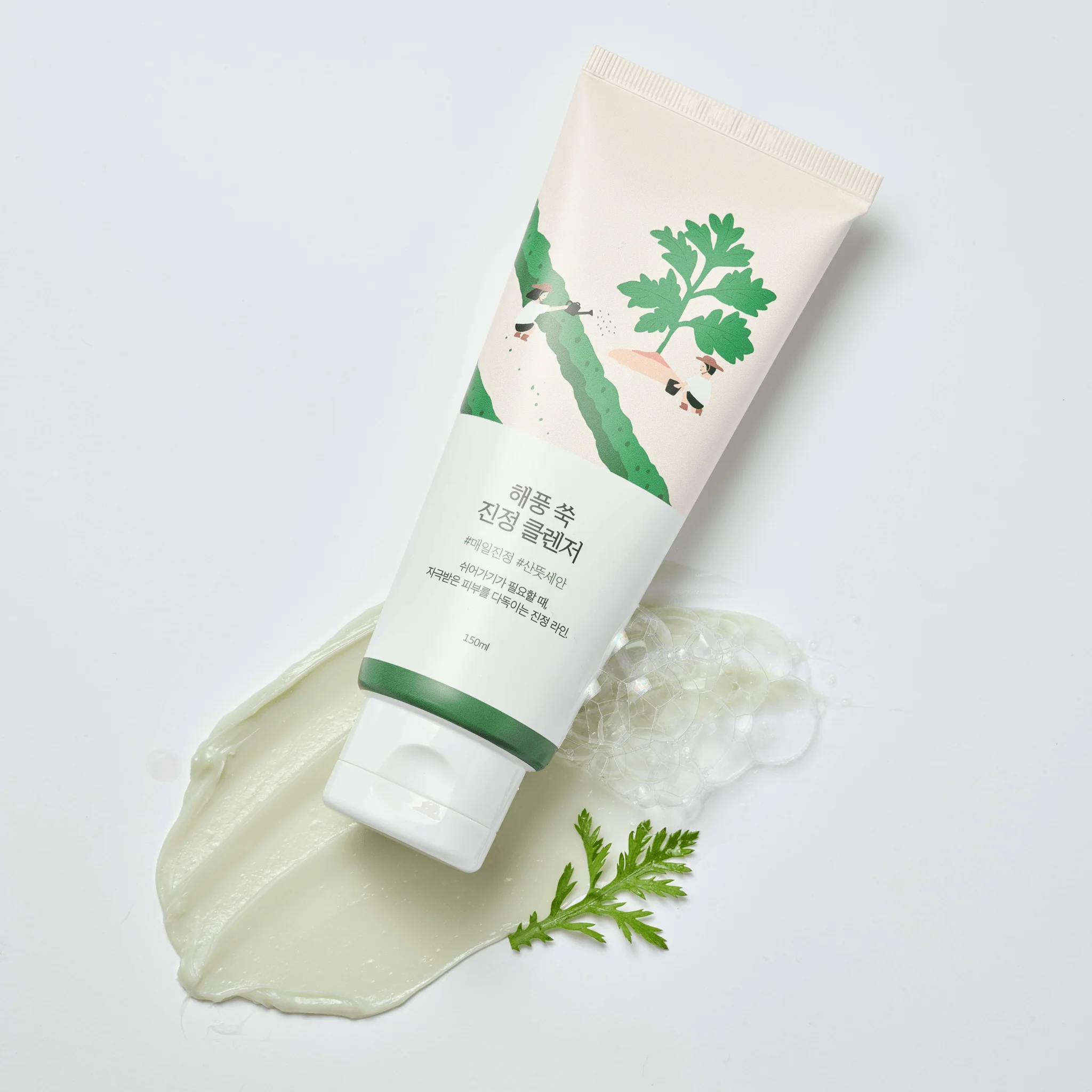 ROUND LAB Mugwort Calming Cleanser 150ml - Image 6