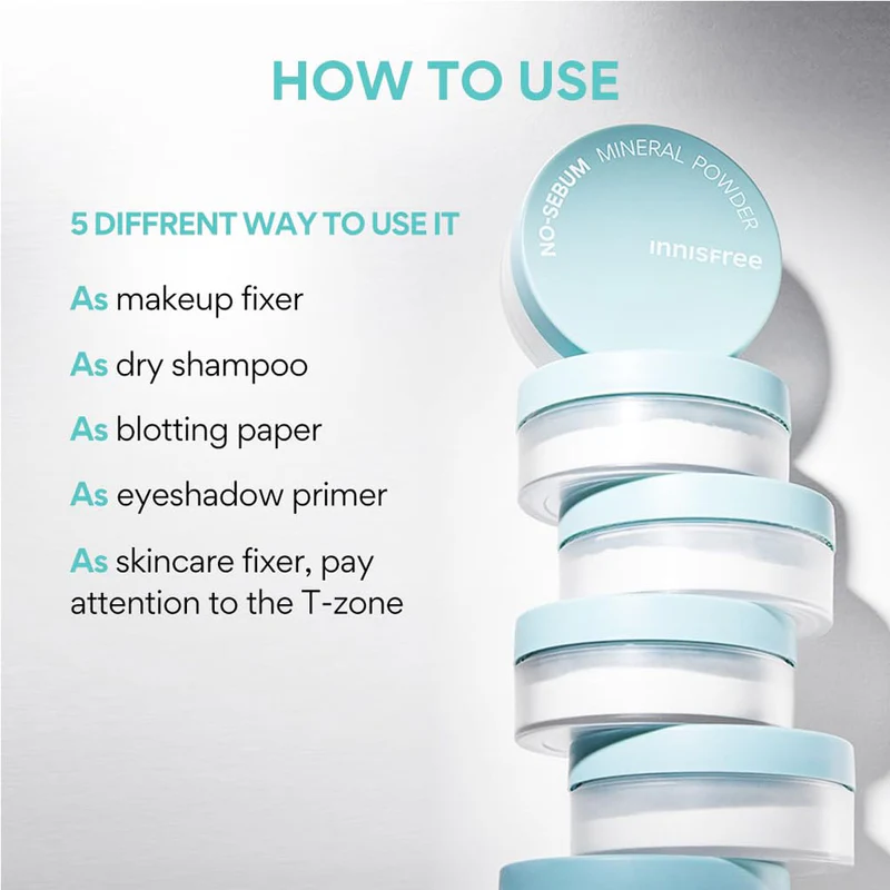 INNISFREE No-Sebum Mineral Powder 5g - Image 2