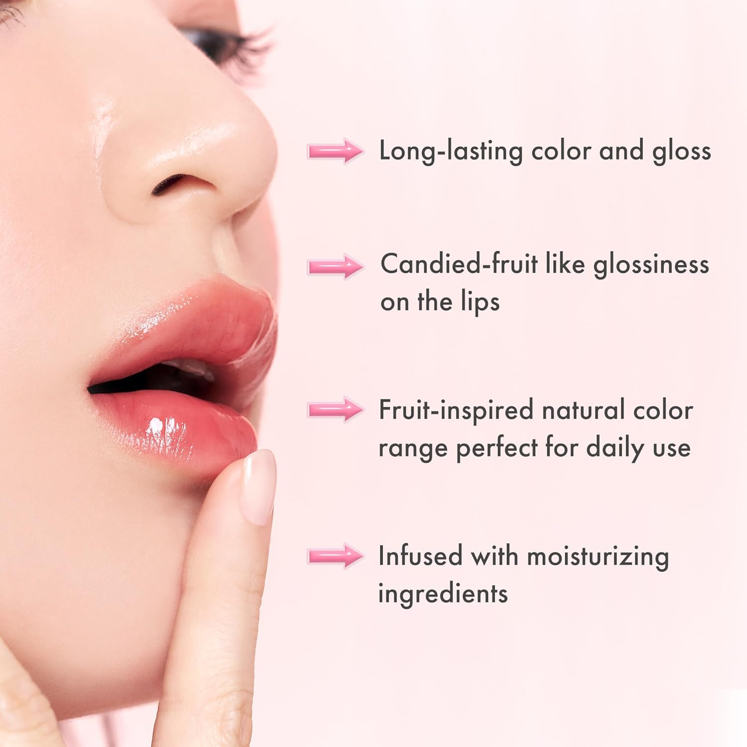 ROM&ND Juicy Lasting Tint #08 Pink Pumpkin - Image 4