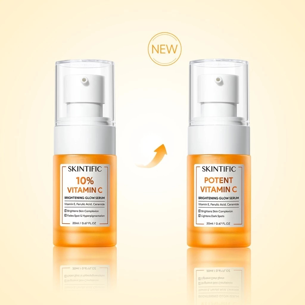 SKINTIFIC Potent Vitamin C Brightening Glow Serum 20ml - Image 9