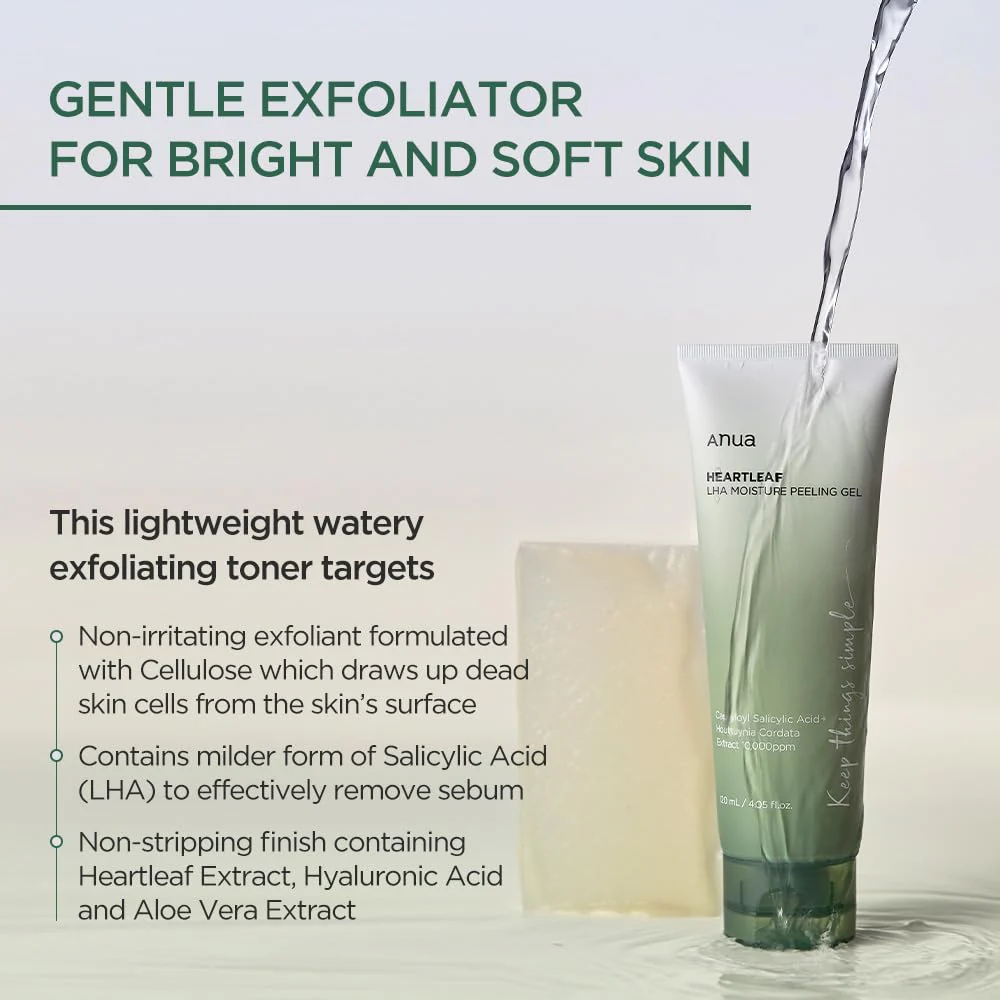 ANUA Heartleaf LHA Moisture Peeling Gel 120ml - Image 2