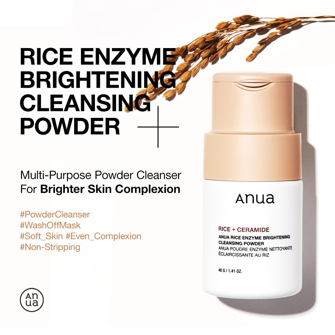 ANUA Rice Enzyme Brightening Cleansing Powder 40g - Image 2