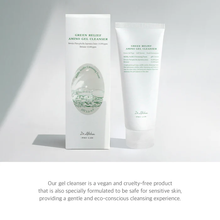 DR.ALTHEA Green Relief Amino Gel Cleanser 100ml - Image 3