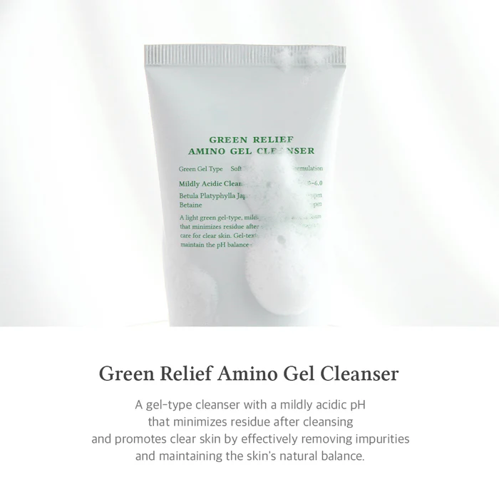 DR.ALTHEA Green Relief Amino Gel Cleanser 100ml - Image 10