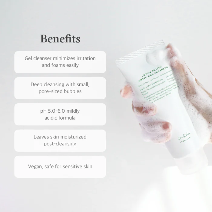 DR.ALTHEA Green Relief Amino Gel Cleanser 100ml - Image 9