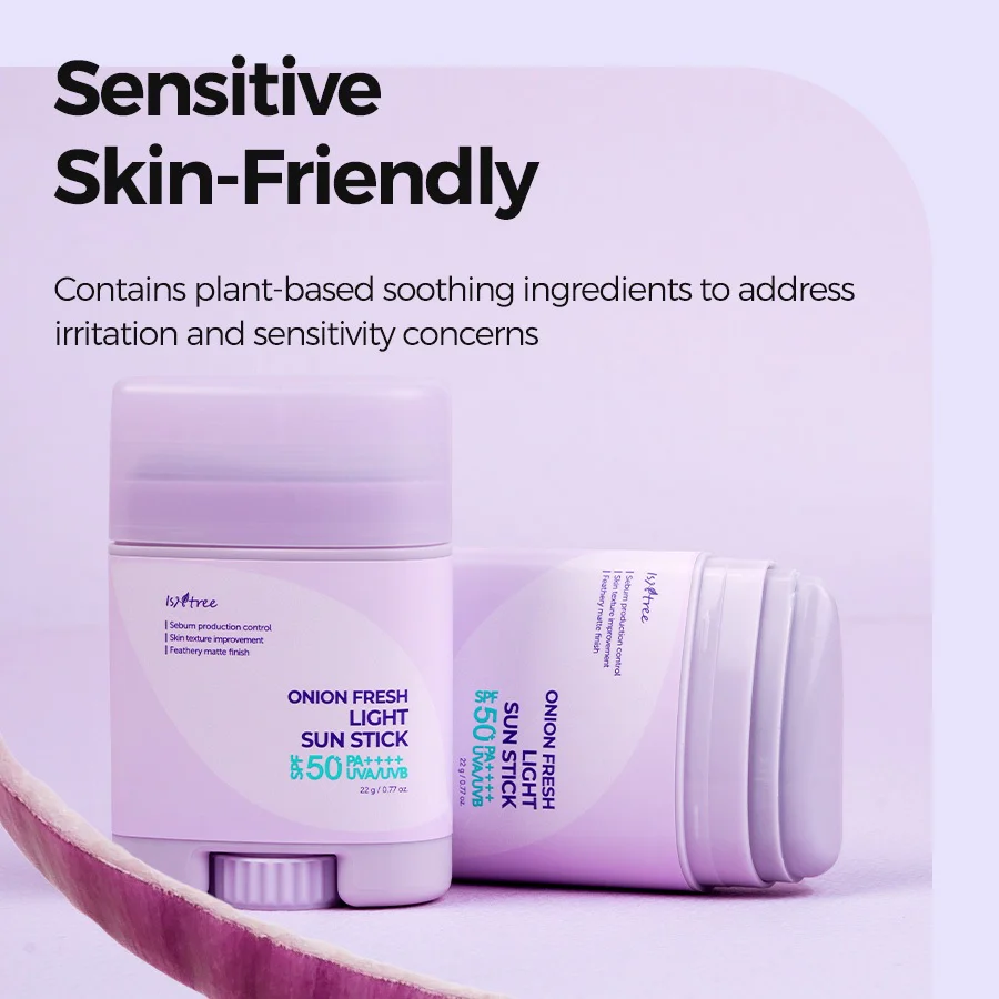 ISNTREE Onion Fresh Light Sun Stick SPF50+ PA++++ 22g - Image 2