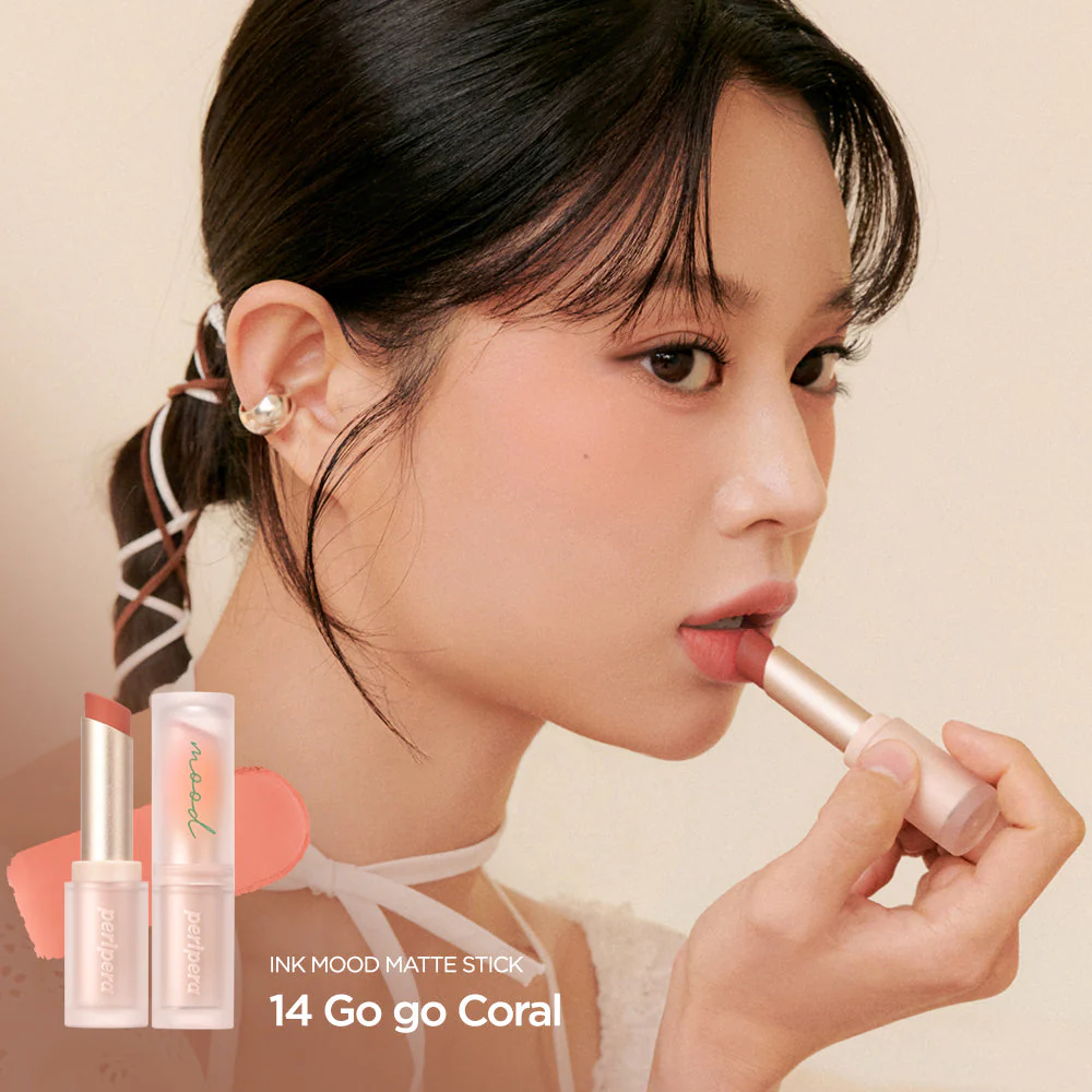 PERIPERA Ink Mood Matte Stick #14 Gogo Coral - Image 3