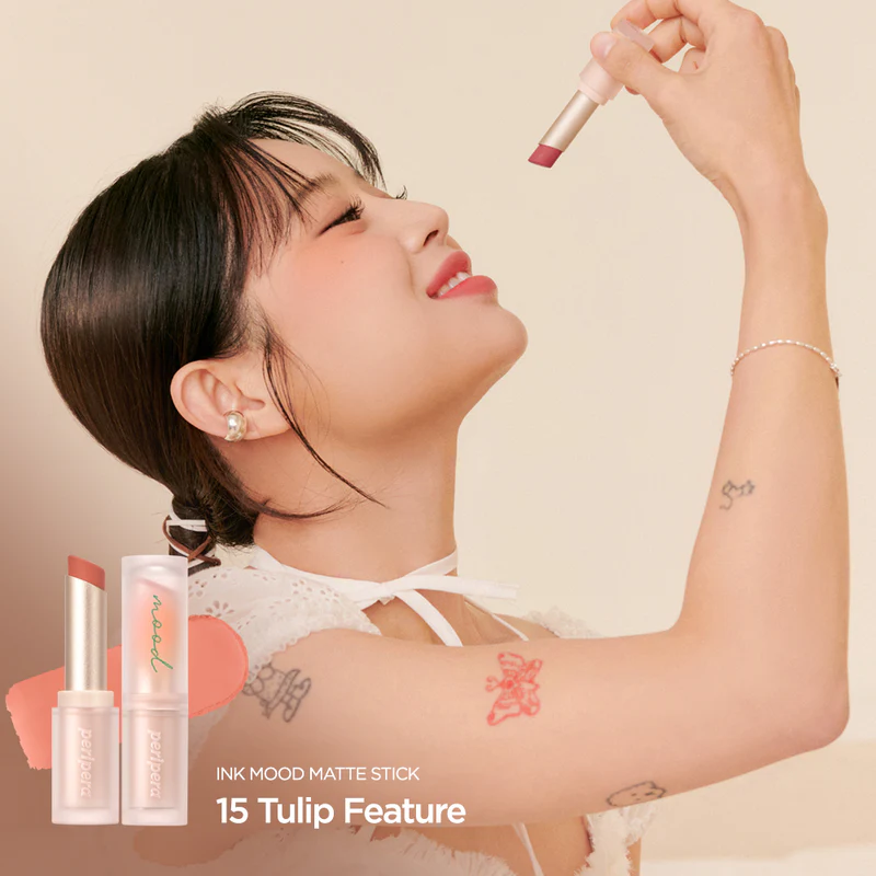 PERIPERA Ink Mood Matte Stick #15 Tulip Feature - Image 3