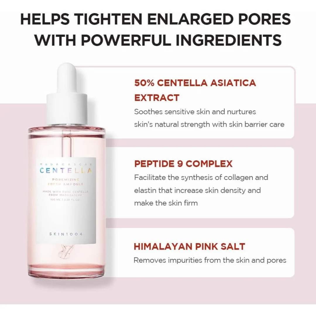 SKIN1004 Madagascar Centella Poremizing Fresh Ampoule 50ml - Image 2